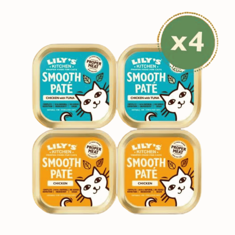 Lily's Kitchen Smooth Pat&eacute; per gatti Pollo 4pzx85 gr