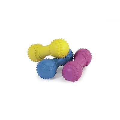 Camon Manubrio "Baseball" in gomma con squeacker 10 cm