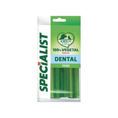 Amico Veg Specialist Dog Snack Dental Mini 6pz