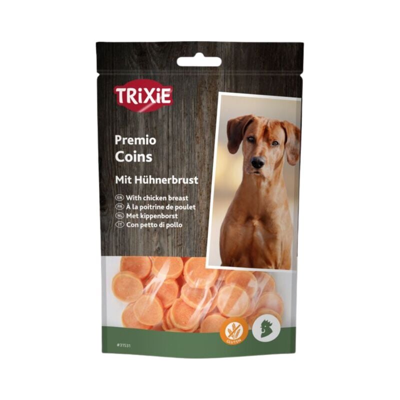 Trixie snack premio chicken coins 100 gr