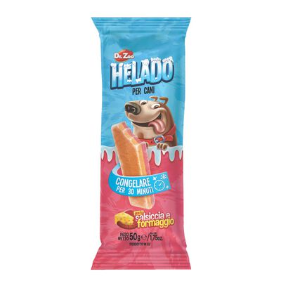 Dr Zoo Helado per Cani Salsiccia e Formaggio 50 gr