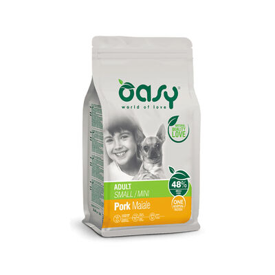 Oasy One Animal Protein Dog Adult Small & Mini Maiale 2,5 Kg