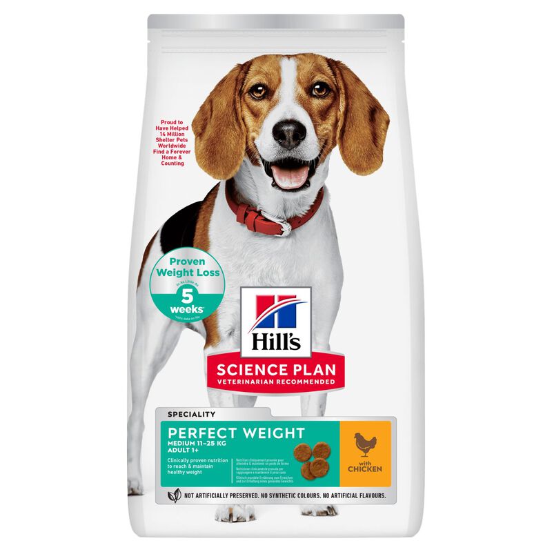 Hill's Science Plan Dog Perfect Weight Medium con Pollo 2 kg