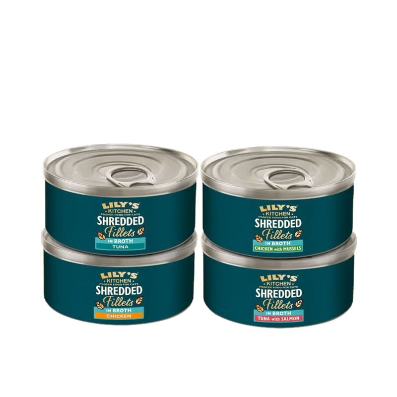Lily's Kitchen Cat Adult Shredded Fillets 8 x 70 gr