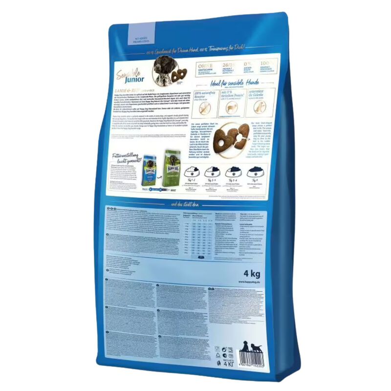 Happy Dog Sensible Junior con Agnello e Riso 10 kg
