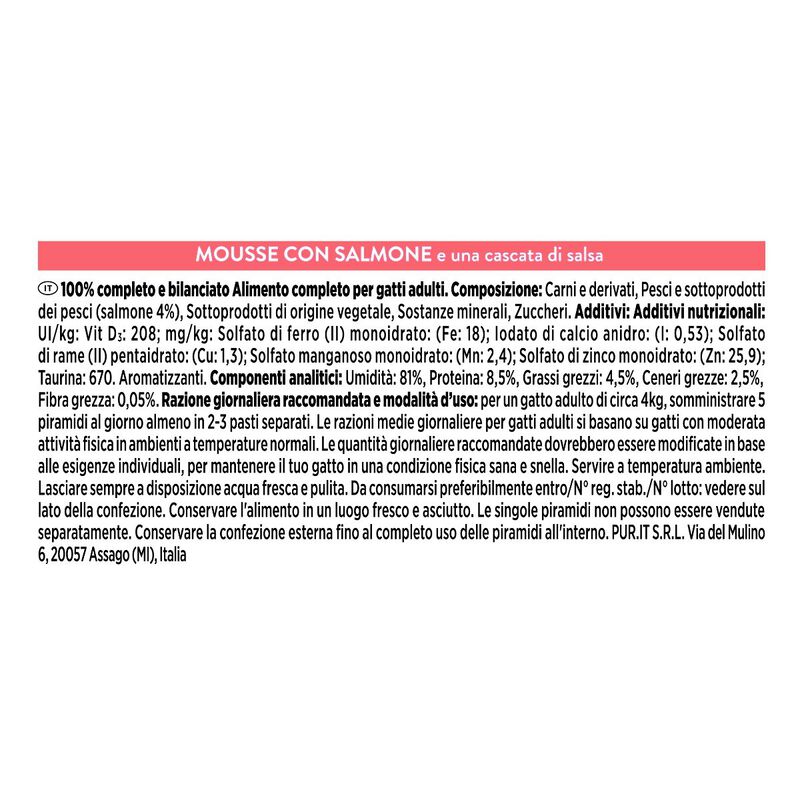 Gourmet Cat Adult Revelations Salmone 4x57g