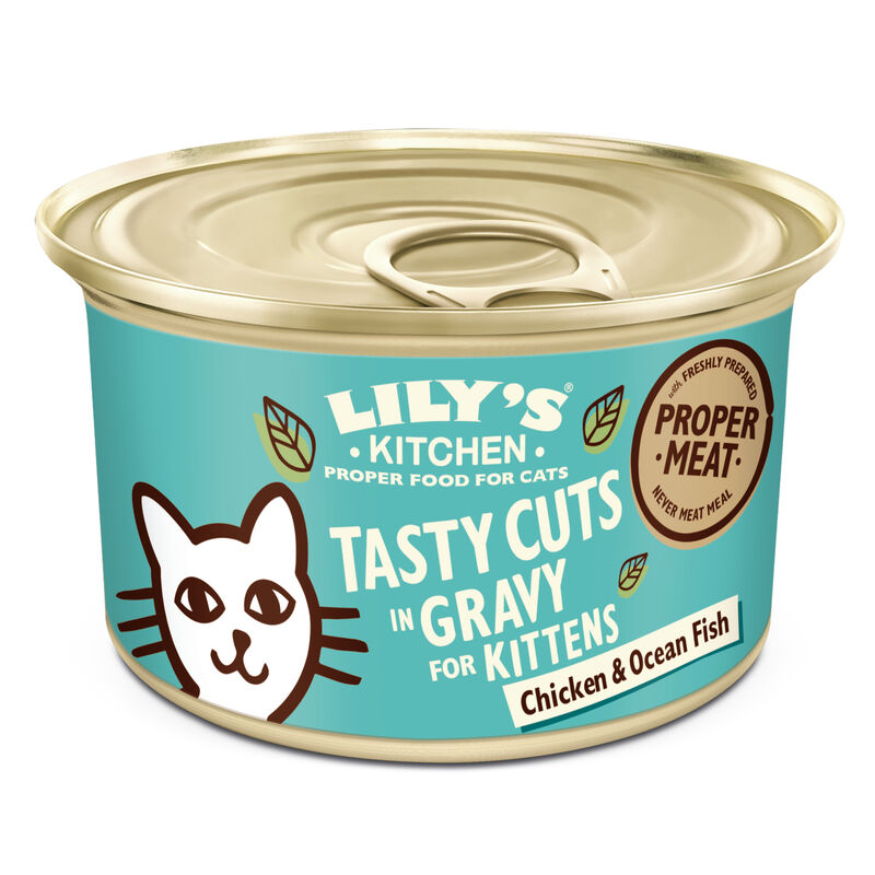 Lily's Kitchen Kittens Tasty Cuts Pollo & Pesce oceanico 85 gr