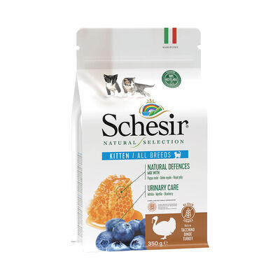 Schesir Natural Selection Kitten Ricco in tacchino 350 gr
