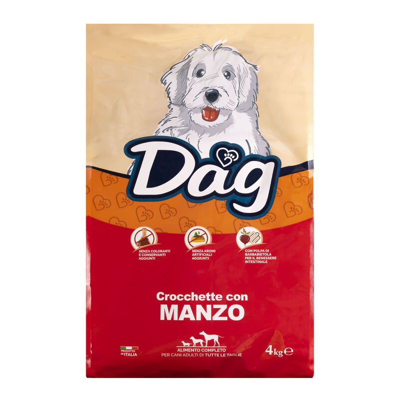 Dag Dog Adult All Breeds con Manzo 4 kg
