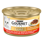 Gourmet Gold Cat Adult Delizie in Salsa Manzo 85 gr