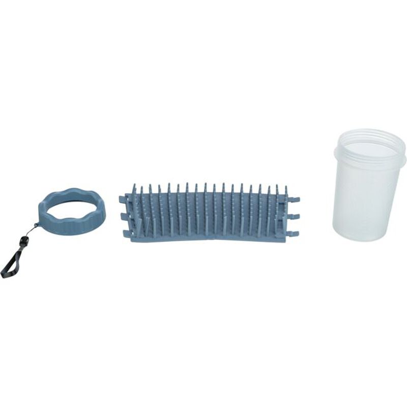 Trixie Pulisci Zampe in silicone blu S-M