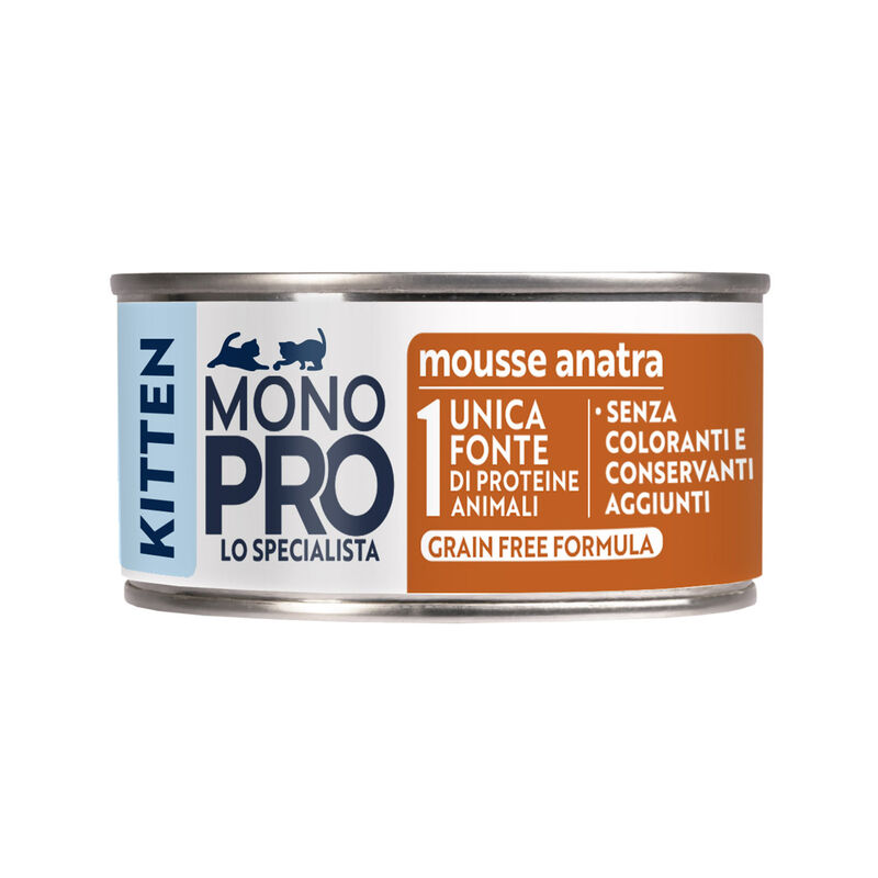 Monopro KItten Mousse Anatra 85gr