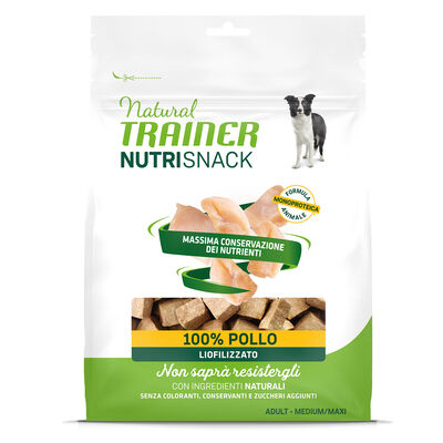 Natural Trainer Freeze Dried Nutrisnack Med&Max Pollo 50gr - Scad. Dicembre 25