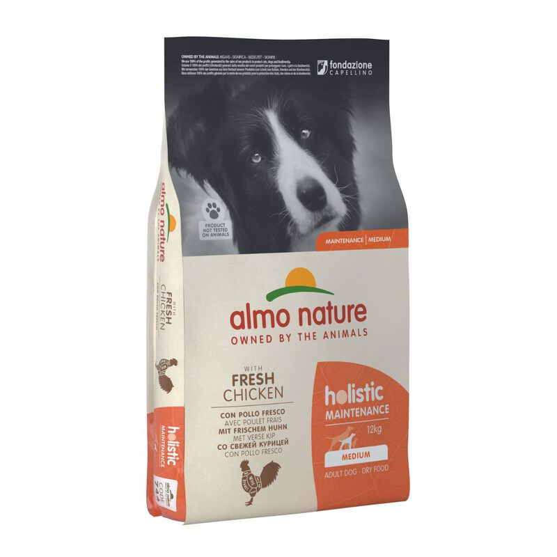 Almo Nature Dog Adult Holistic Maintenance M con Pollo 12 kg