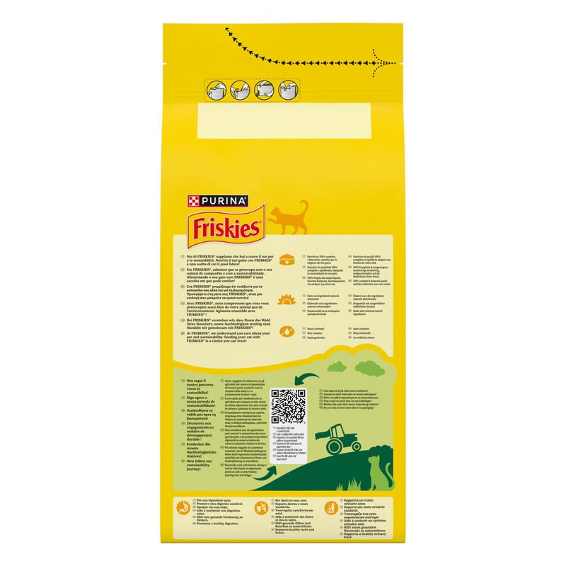 Friskies Cat Adult con Manzo, Pollo e Verdure 2 kg