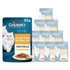 Gourmet Perle Cat Adult Filettini in Salsa con Pollo 85 gr