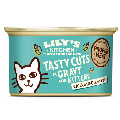 Lily's Kitchen Kittens Tasty Cuts Pollo & Pesce oceanico 85 gr
