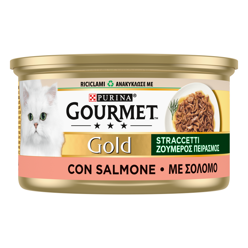 Gourmet Gold con Sfilaccetti di Salmone 85gr