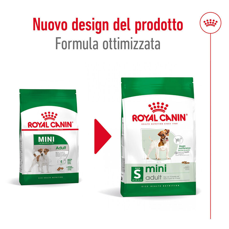 Royal Canin Dog Mini Adult 8 kg + 1kg Omaggio