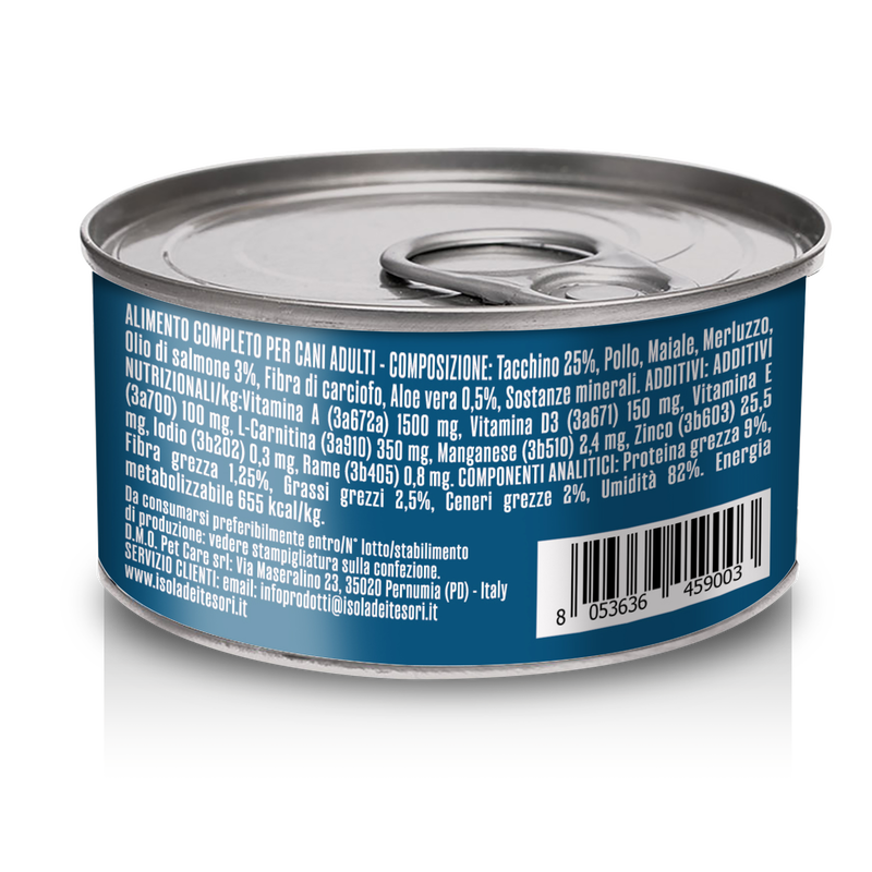 Forcepet Dog Adult Low Fat macinato con tacchino 150gr