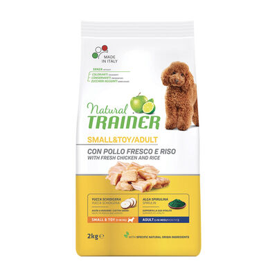 Trainer Natural Dog  Small & Toy Pollo e Riso 7 kg