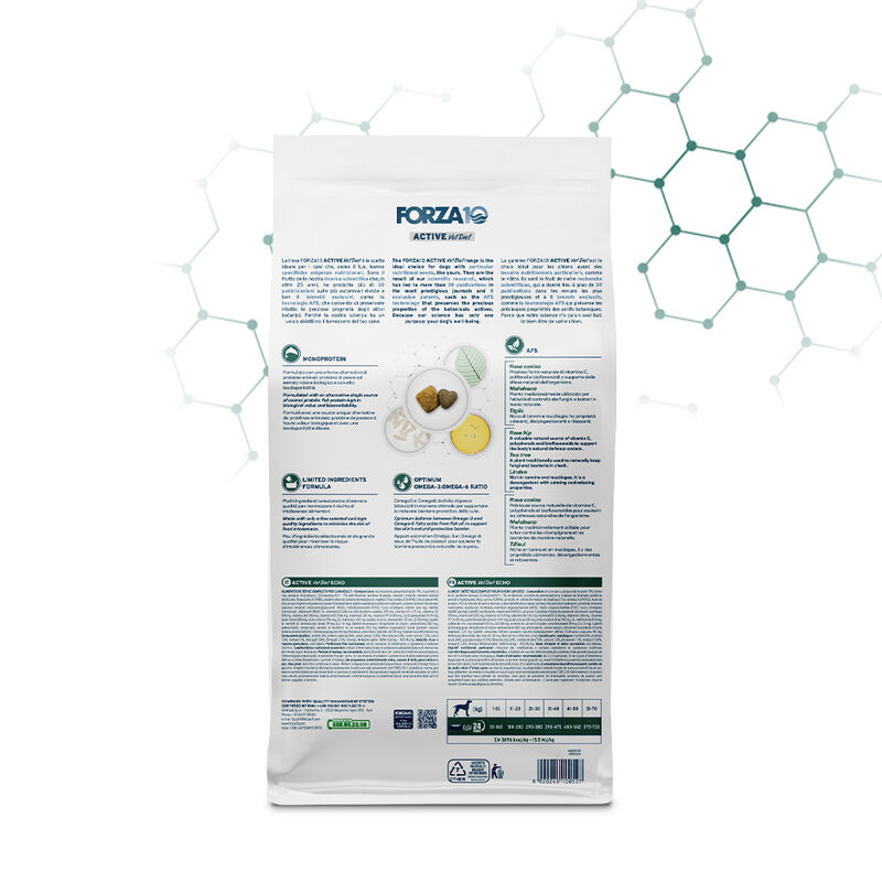 Forza10 Active Vet Diet Dog Adult Echo 4 kg - Scad. Novembre 25