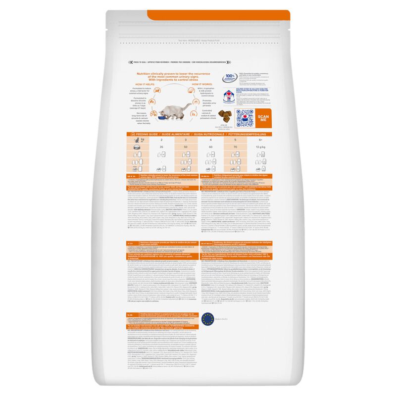 Hill's Prescription Diet Cat c/d Multicare Stress Pesce 8 kg