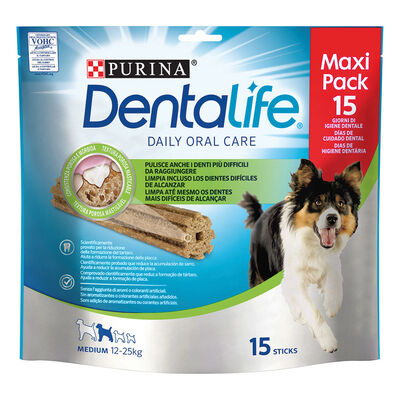 Dentalife Snack per cani di taglia Media 15 pz - 345 gr