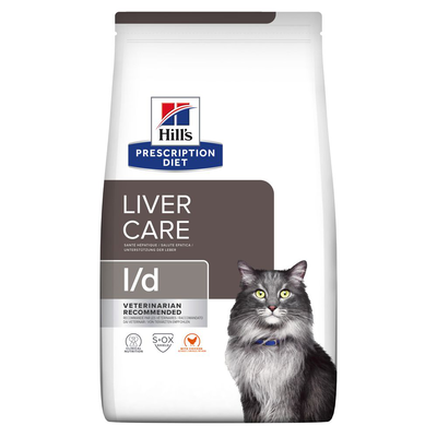 Hill's Prescription Diet Cat Liver Care l/d con Pollo 1,5 kg