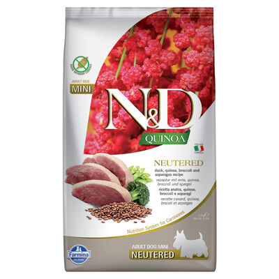 Farmina N&D Quinoa Dog Adult Mini Neutered 2,5 kg