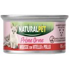 Naturalpet Prime Orme Kitten Mousse con Vitello e Pollo 85gr