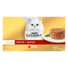 Gourmet Gold Cat Tortini con Manzo e Pollo 85grx4pz