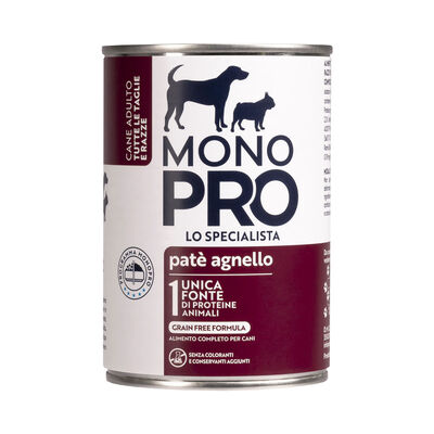 Monopro Dog Adult All Breeds Patè Agnello 400 gr
