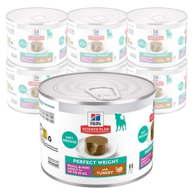 Hill's Science Plan Perfect Weight Dog Adult Small & Mini Mousse tacchino 200 gr