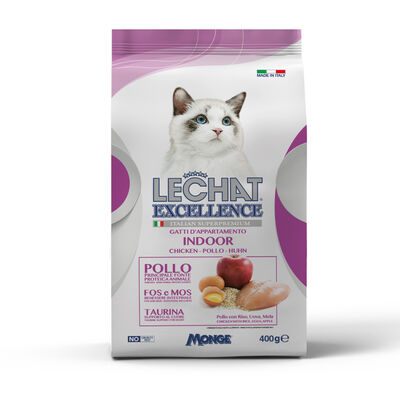 Lechat Excellence Indoor Cat Adult Pollo 400 gr