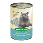 Naturalpet Cat Adult Pate' Pesce Bianco 400 gr  image number 0