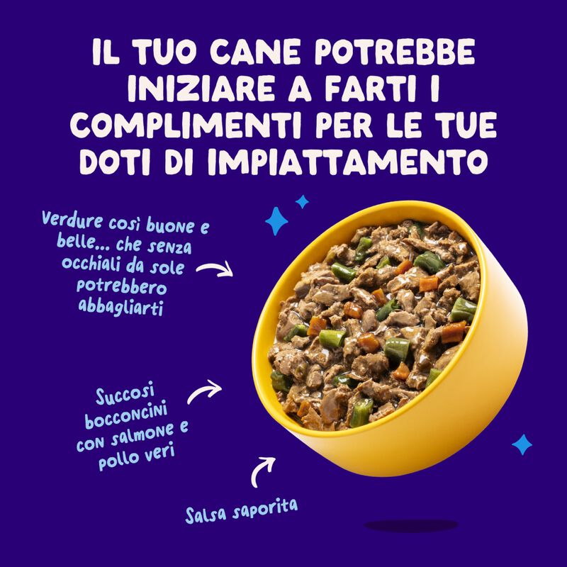 Edgard & Cooper bocconcini per cani adulti Salmone e pollo 150 gr