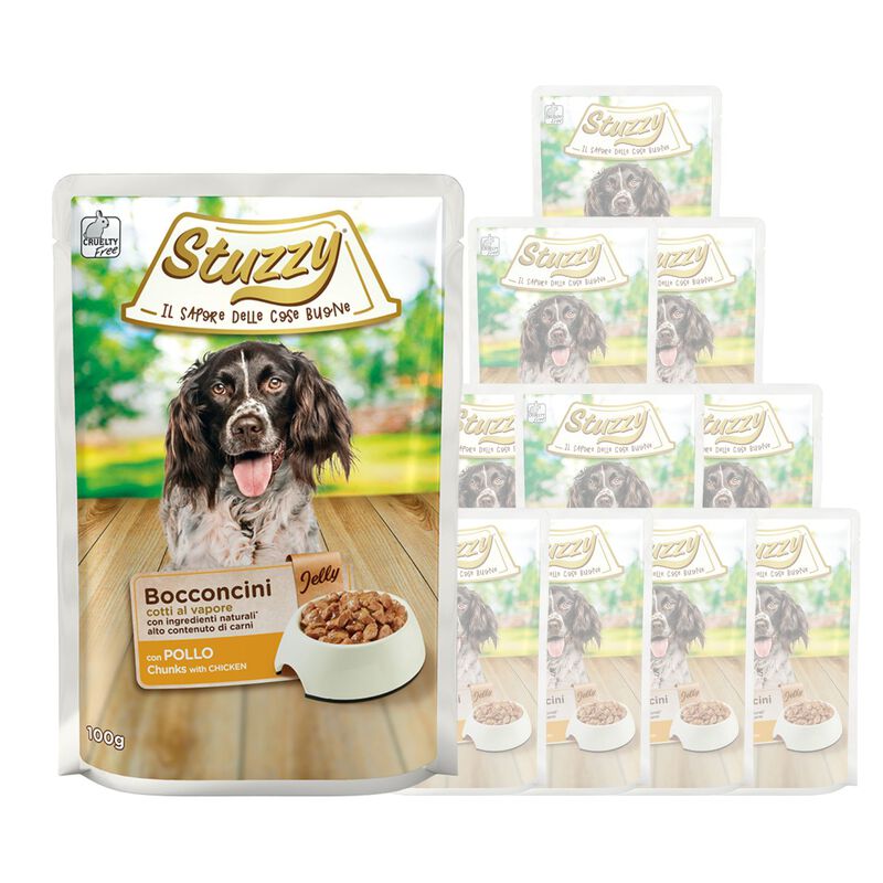 Stuzzy Dog Bocconcini con Pollo in Gelatina 100 gr