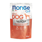 Monge Grill per cani adulti Bocconcini Ricco di Salmone 100 gr image number 0