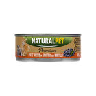 Naturalpet Premium Cat Adult Paté ricco in Anatra con mirtilli 85gr