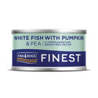 Fish4Dogs Finest Dog Pesce Bianco con Zucca e Piselli 85 gr