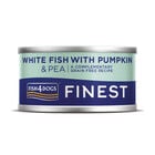 Fish4Dogs Finest Dog Pesce Bianco con Zucca e Piselli 85 gr image number 0