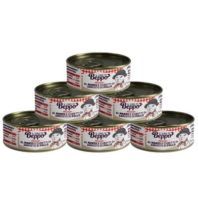 Il Cibo di Beppo Cat Steril Adult Macinato al manzo con arrosto di pollo 85gr