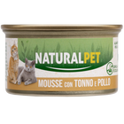 Naturalpet Cat Adult Mousse Tonno e Pollo 85gr