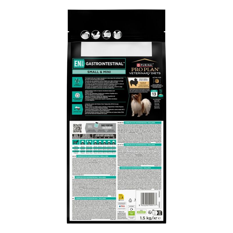 Purina Pro Plan Veterinary Diet Dog Small & Mini Gastrointestinal 1,5 kg