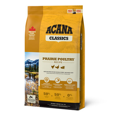 ACANA Classics Prairie Poultry per cani con Pollo e Tacchino 9,7 kg