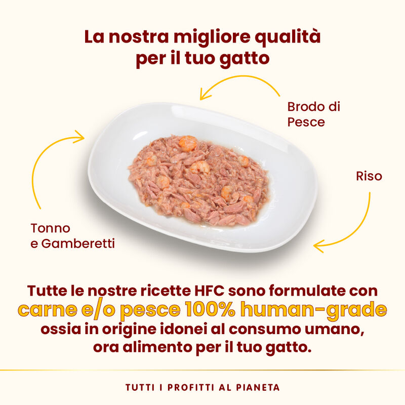 Almo Nature HFC Cat Adult Tonno e Gamberetti 150gr 