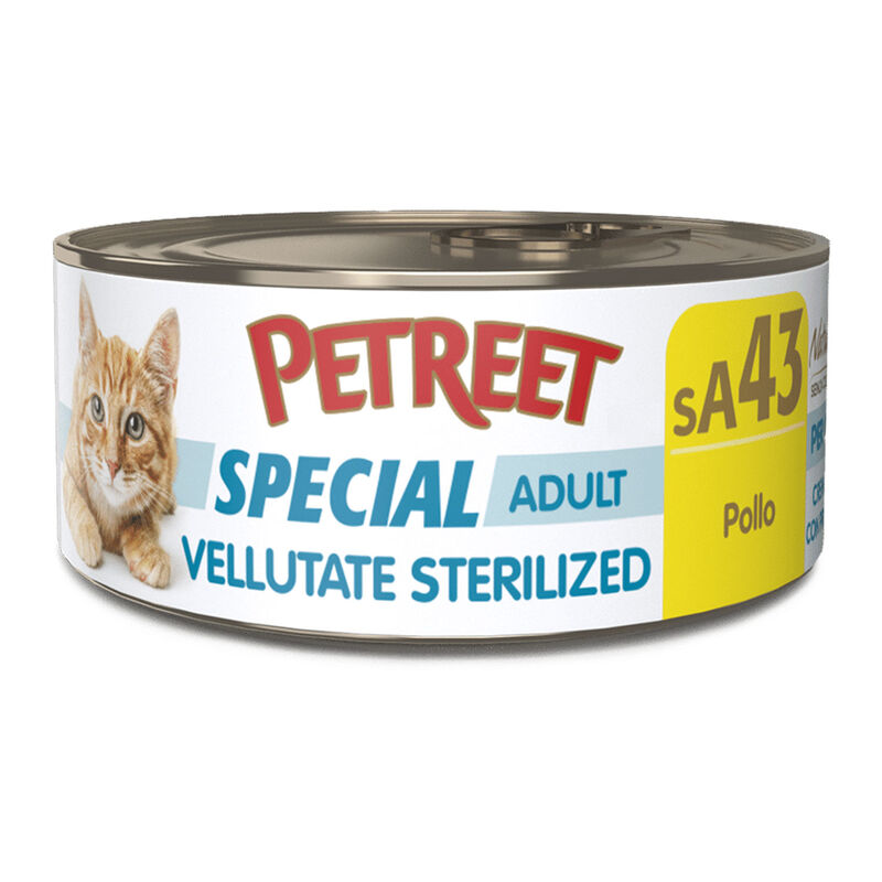 Petreet Vellutate Cat Sterilized Pollo 70 gr