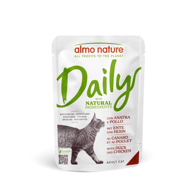 Almo Nature Daily Cat Adult Pollo Anatra 70g