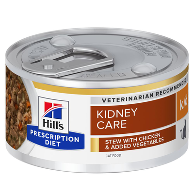 Hill's Prescription Diet Cat k/d Spezzatino con Pollo e verdure 82 gr.